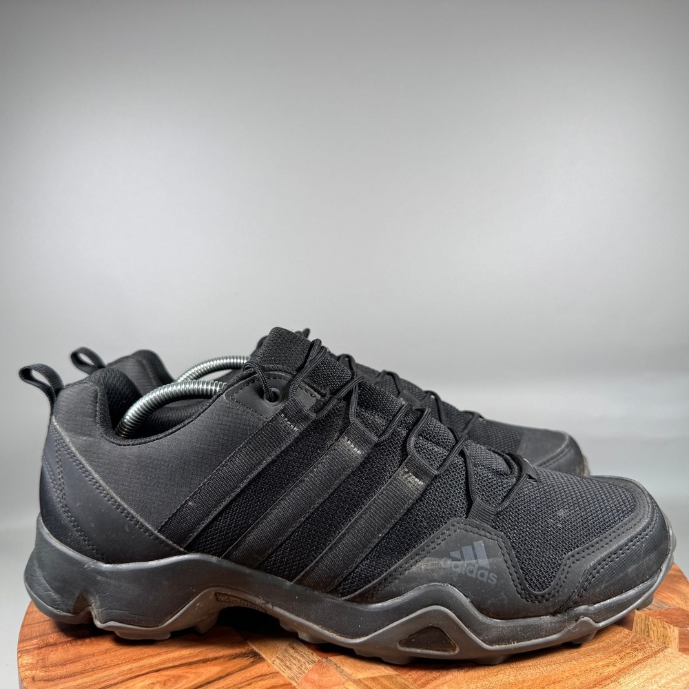 Adidas Terrex AX2R Mens 11.5 Core Black Hiking Shoes Q46587 Trail Walking
